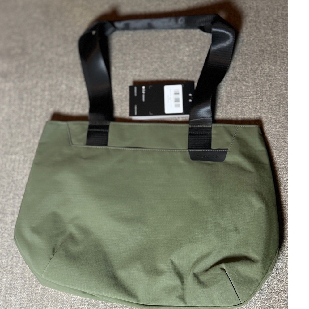 Alpaka Elements Tote S Green Axoflux 210D Recycled Fabric Shoulder Bag NWT